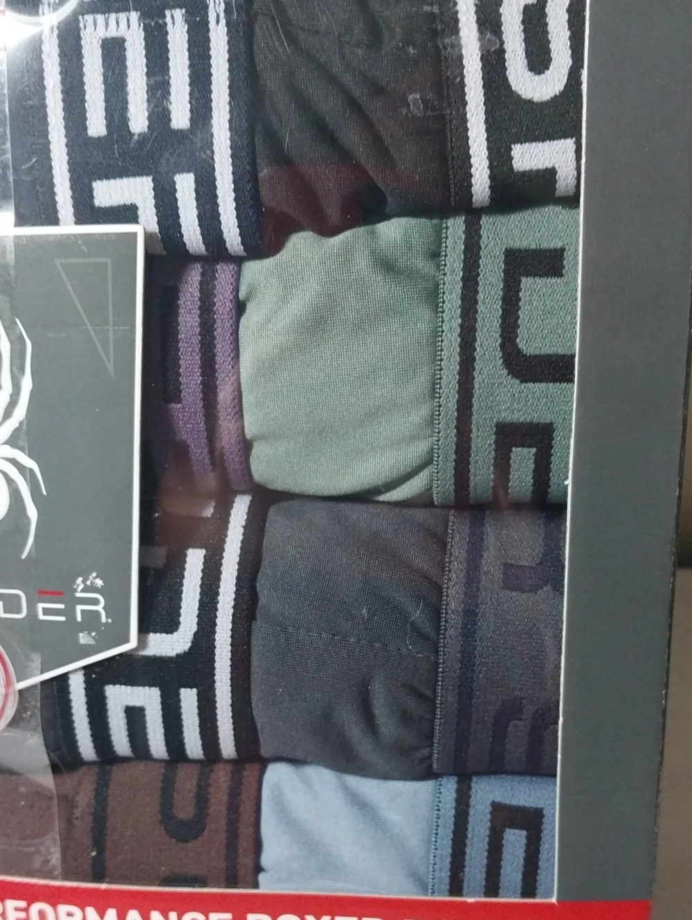 Spyder Performance Boxer Briefs 8 Pack 2XL XXL New Open Box